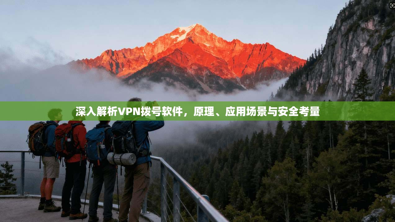 深入解析VPN拨号软件，原理、应用场景与安全考量